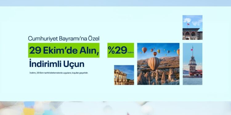 AJet’ten Cumhuriyet Bayramı’na Özel %29 İndirim Fırsatı