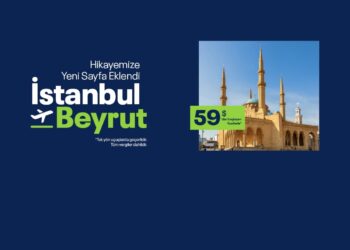 AJet Uçuş Ağını Genişletiyor: İstanbul – Beyrut Seferleri Resmen Başladı